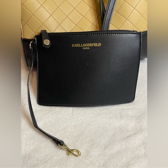 Karl Lagerfeld convertible Purse + Wrislet - Picture 3 of 8